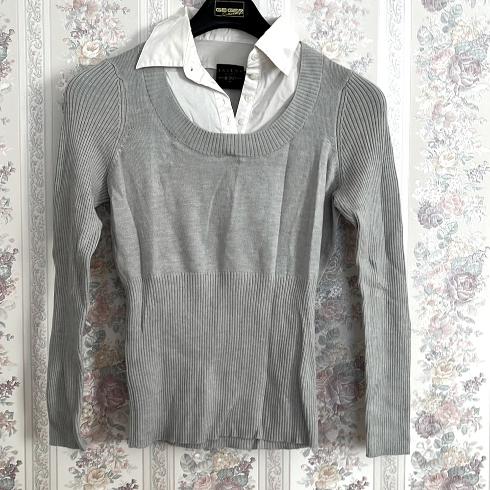 Vintage B Moss Sweater Dress Shirt XS